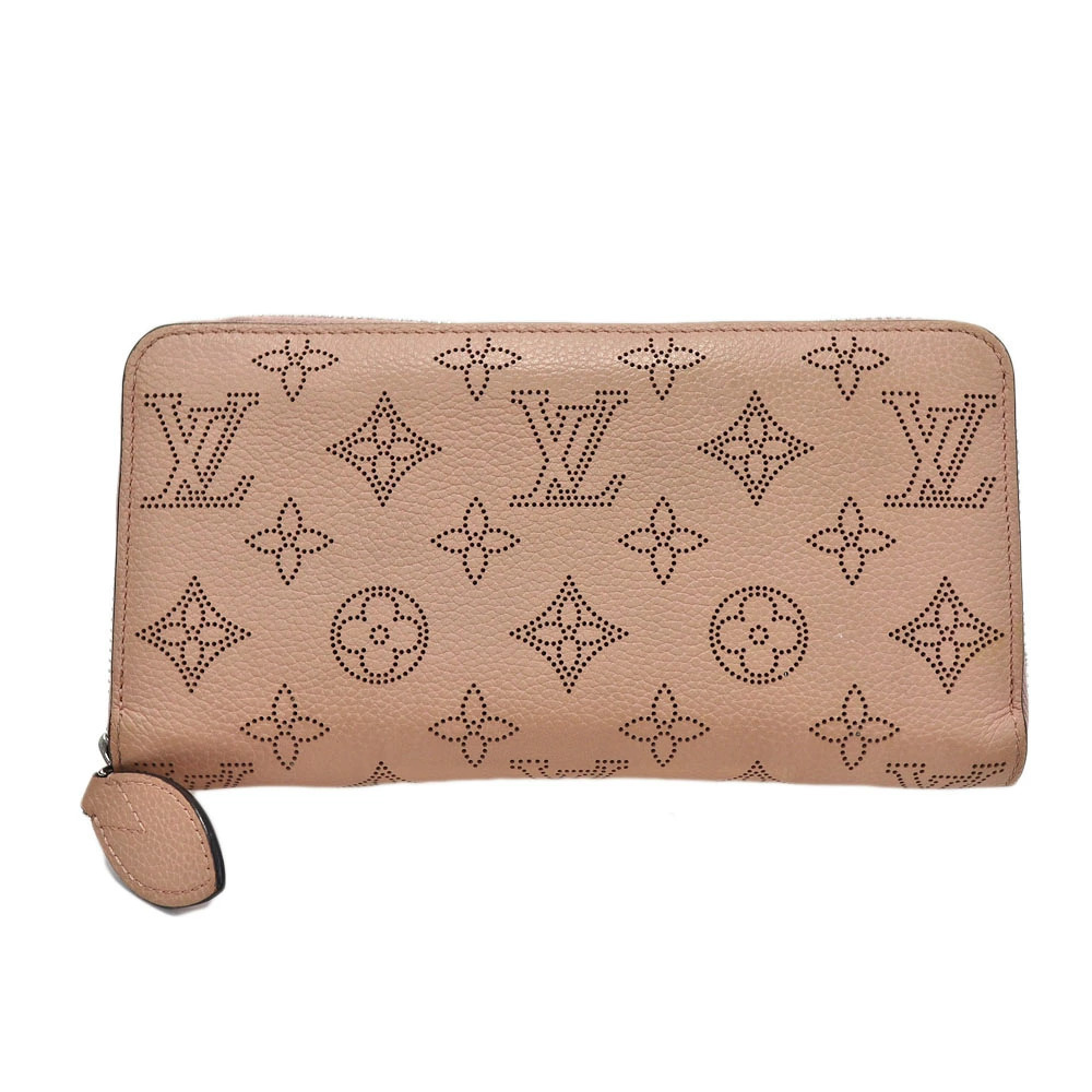 Louis Vuitton Zippy Wallet Mahina Leather Tan